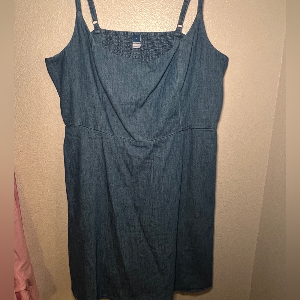 Old Navy Denim Cami Mini Dress size XL